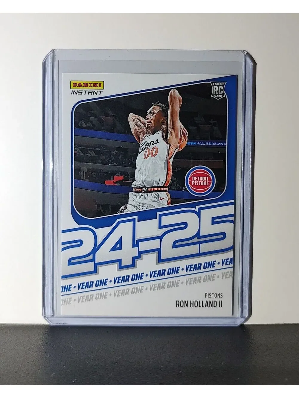 Ron Holland II Rookie Card 2024-25 Panini Year One #5 Basketball Pistons 1/613